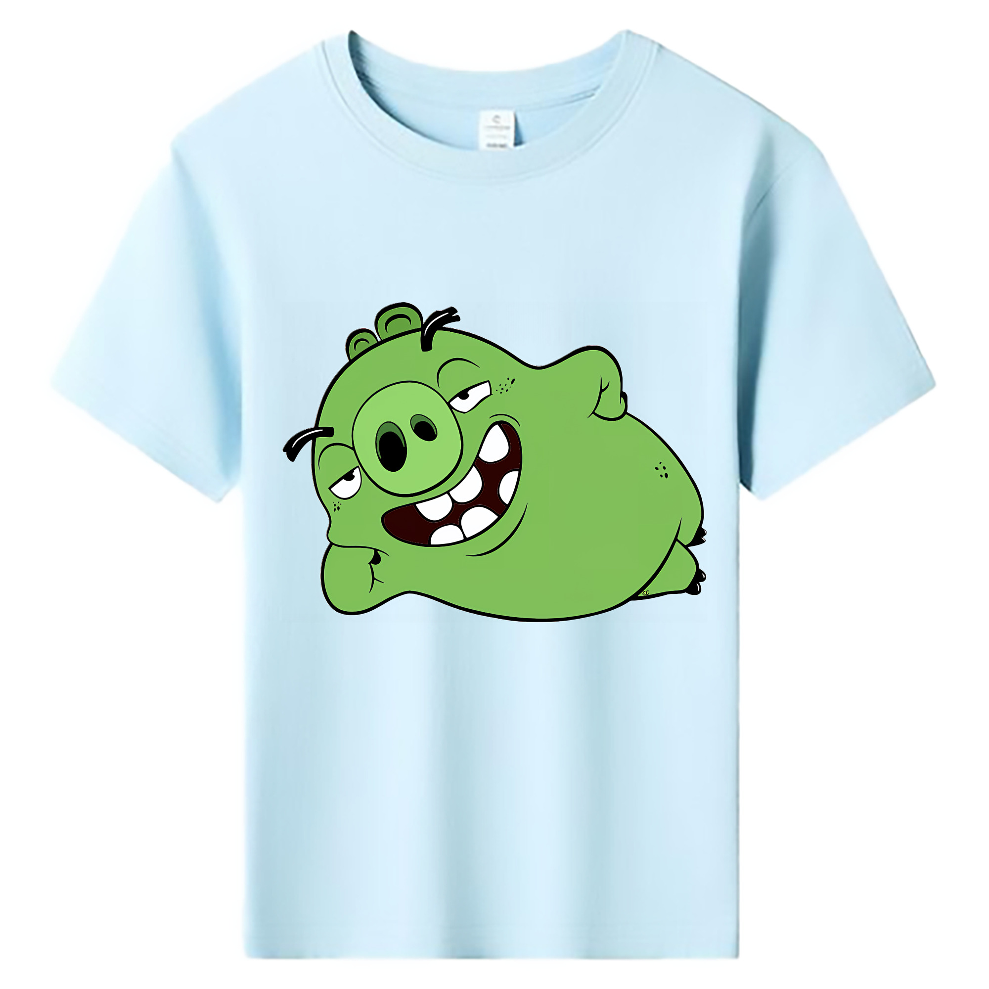（画像用） Angry Birds アングリーバード 綿100％キッズTシャツ（フロントプリント）